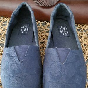 Coach logo flats/espadrilles